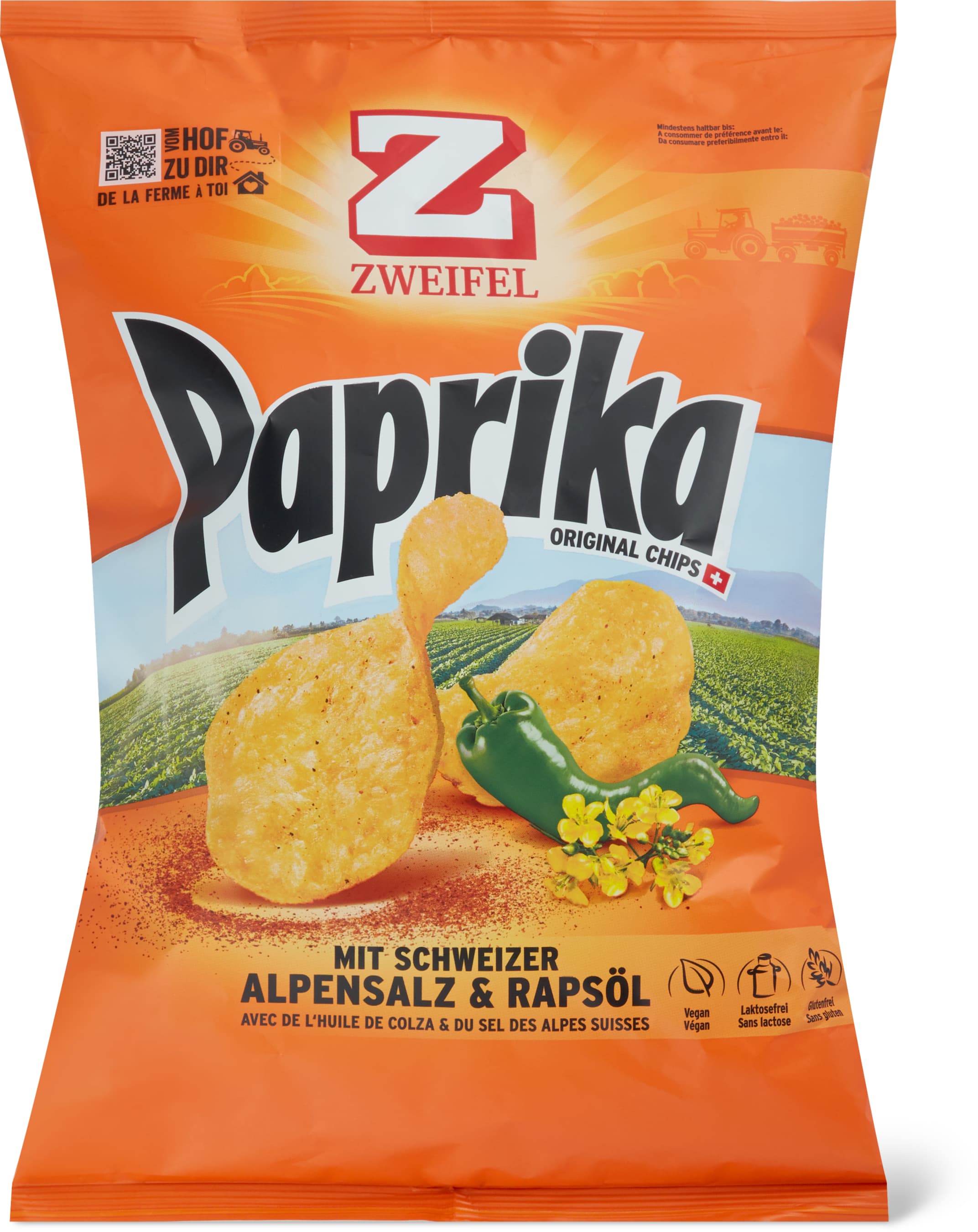 Zweifel Original Chips paprica 280g